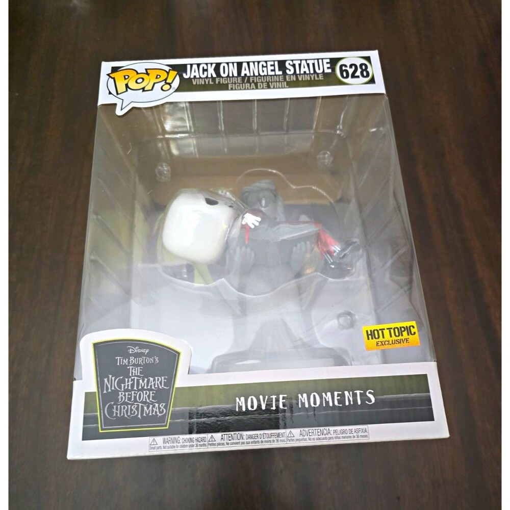 Funko Pop! Movie Moments #628 Jack on Angel Statue Nightmare Before Xmas